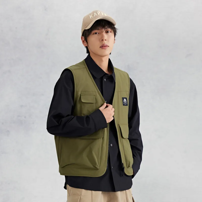 Kappa PLAYER Vests Men Winter Moss Green-5