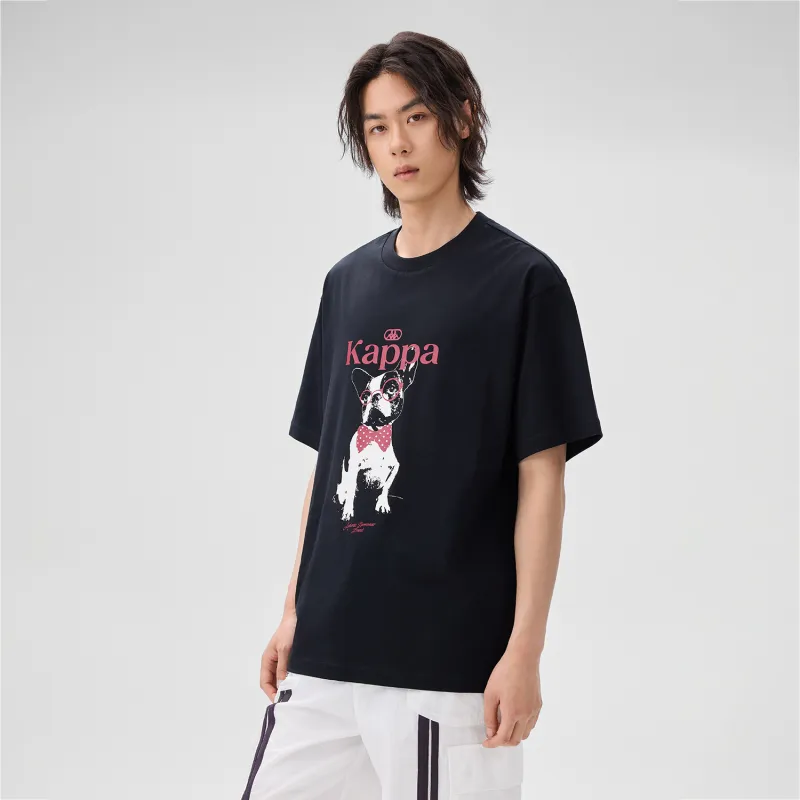 Kappa 1916 Series T Shirt Unisex Black-4