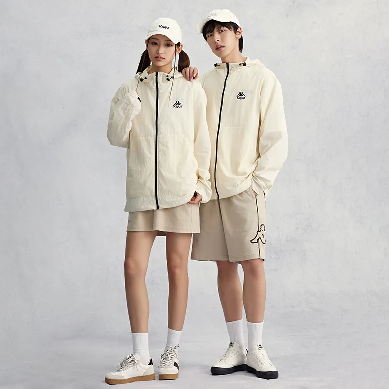Kappa SS24 Sun Protection Clothing For Summer Unisex White-2