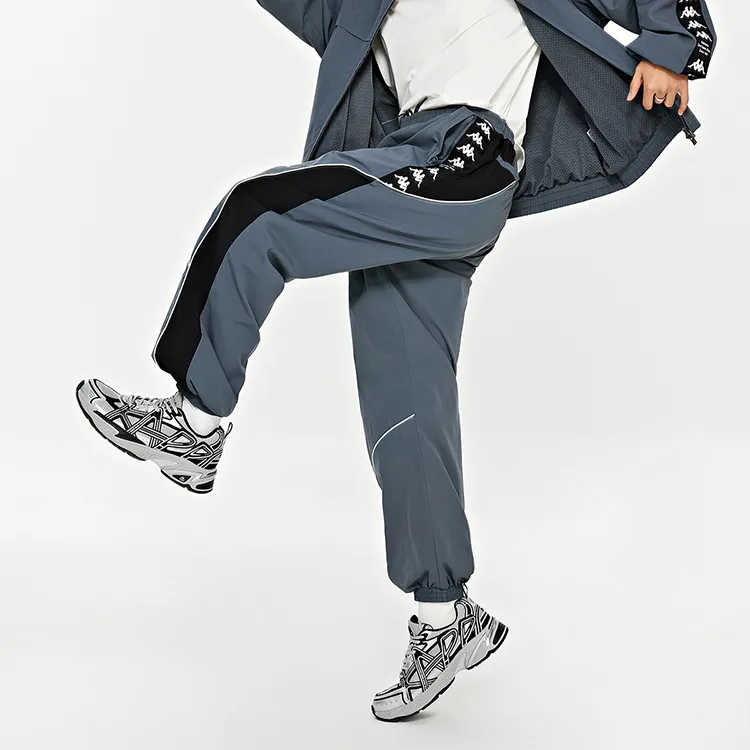 Kappa Casual Pants Men Turbulent Gray 108-2