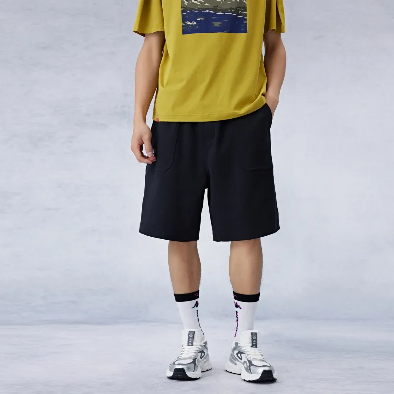 Kappa Summer Casual Shorts Men's Black-2
