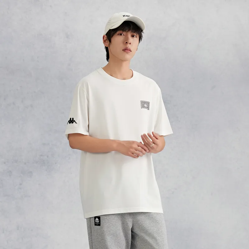 Kappa 1916 Series T Shirt Men's Korean White-4