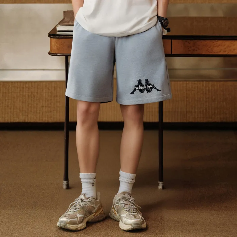Kappa Casual Shorts Men Light Feather Flower Gray 0131 L-2