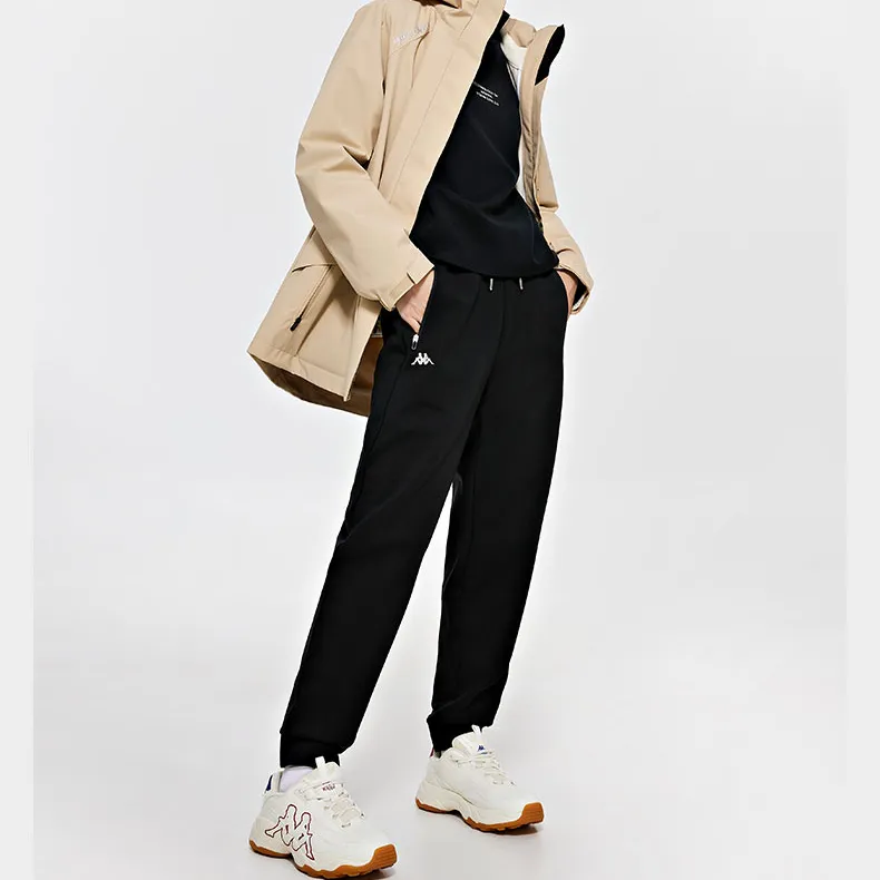 Kappa Fall Knitted Sweatpants Women's Black-3
