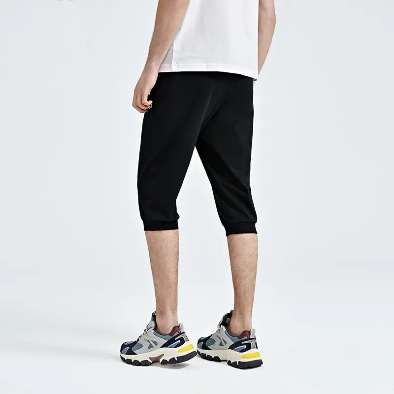 Kappa Knitted Sports Pants Men's Black-6
