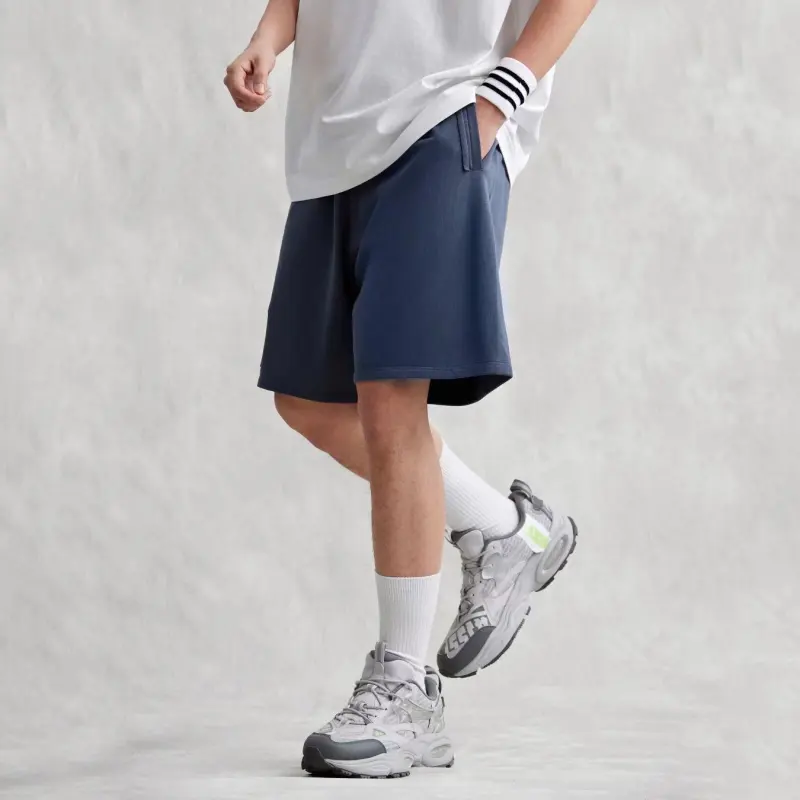 Kappa Summer Casual Shorts Men's Turbulent Gray-3