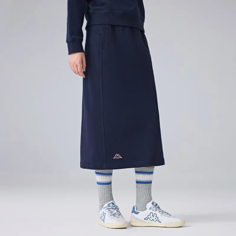 Kappa 1916 Series Casual Short Skirts Women's Midnight Blue-4