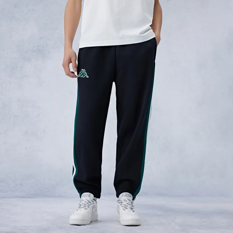 Kappa 1916 Series Knitted Sweatpants Men's Black-4