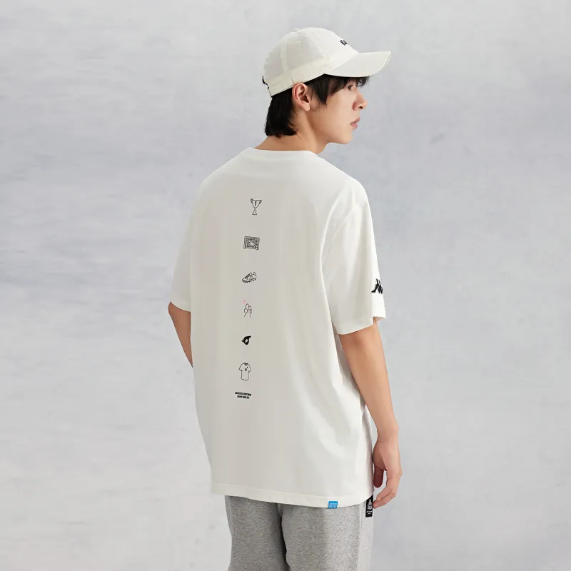 Kappa 1916 Series T Shirt Men's Korean White-6