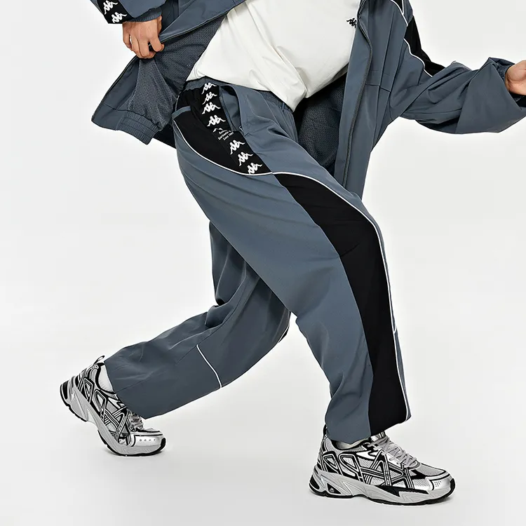 Kappa Casual Pants Men Turbulent Gray 108-5