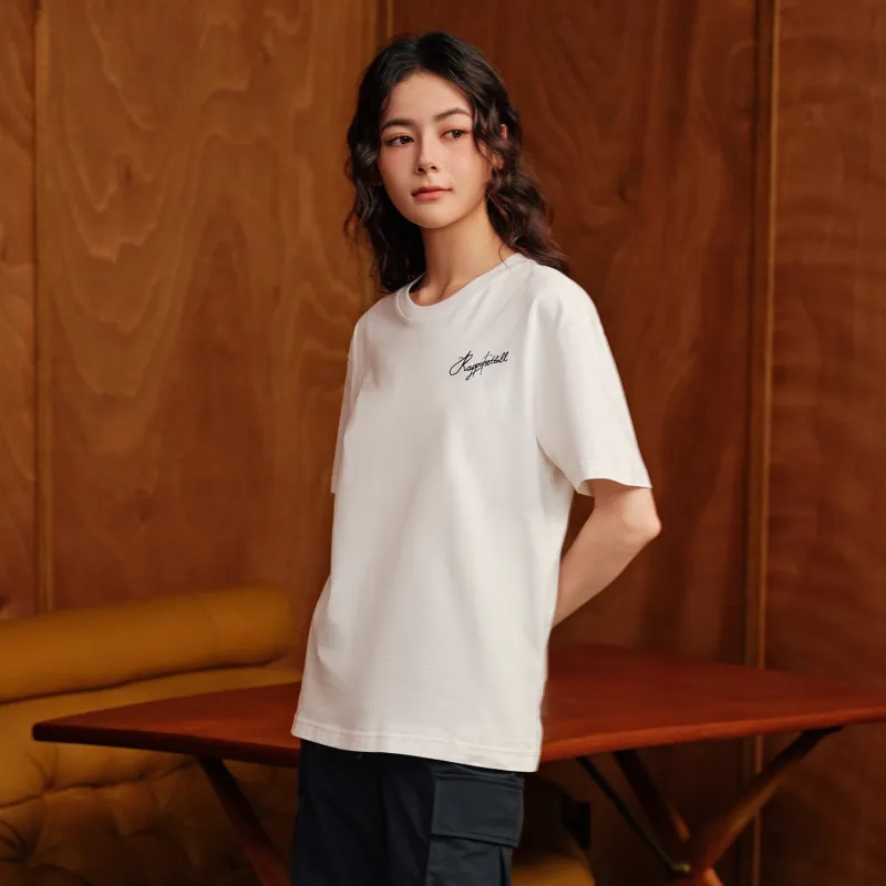 Kappa 1916 Series T Shirt Unisex Korean White-3