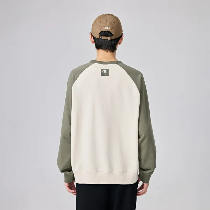Kappa PLAYER Sweatshirt Men's Gray White-6