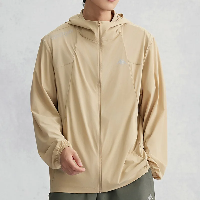 Kappa Waterproof, Windproof, UV Protection, And Breathable Windbreaker Jacket Men's Khaki-5
