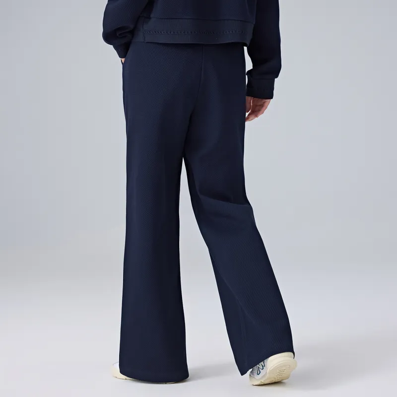 Kappa 1916 Series Knitted Sweatpants Women's Midnight Blue-5
