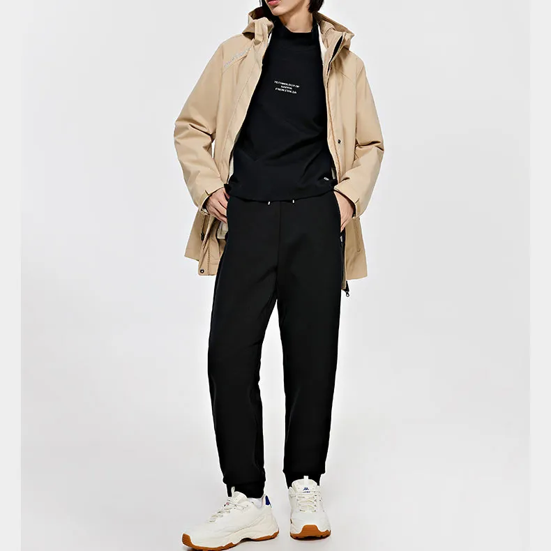 Kappa Fall Knitted Sweatpants Women's Black-2
