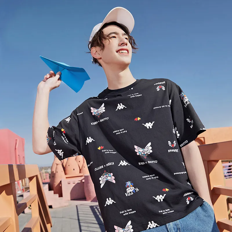 Kappa x Britto Drop Shoulder Sleeve T-Shirt Unisex-9