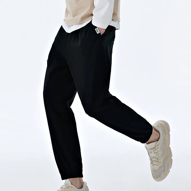 Kappa PLAYER Knitted Sweatpants Men's Black-4