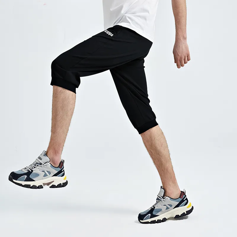 Kappa Knitted Sports Pants Men's Black-5