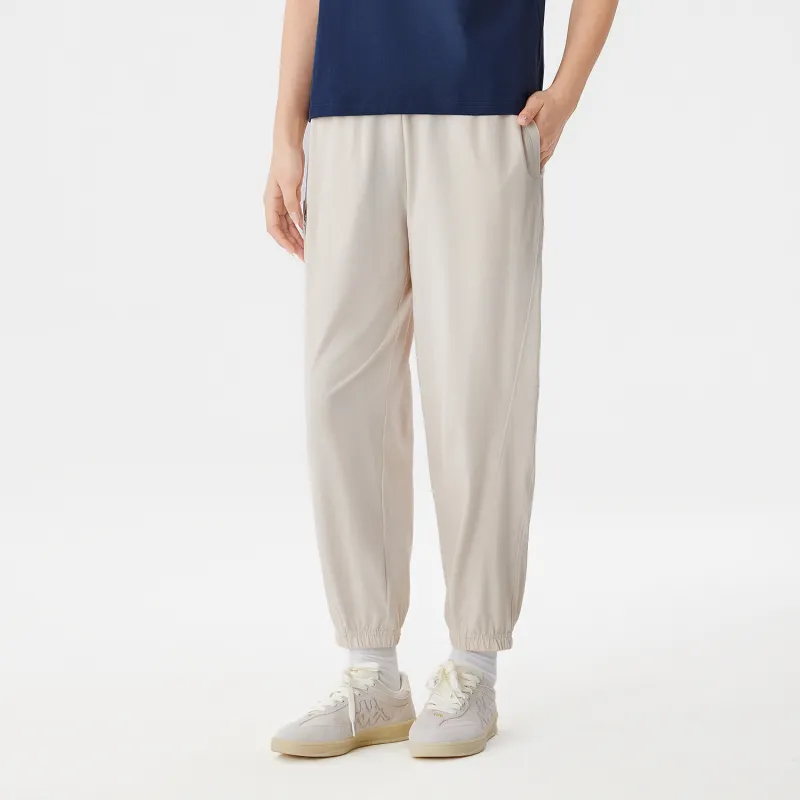 Kappa PLAYER Casual Pants Women's Malt Beige Brown-2