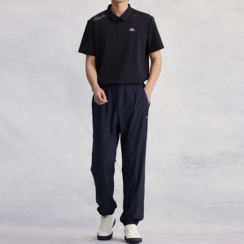 Kappa Knitted Sweatpants Men's Midnight Blue-6