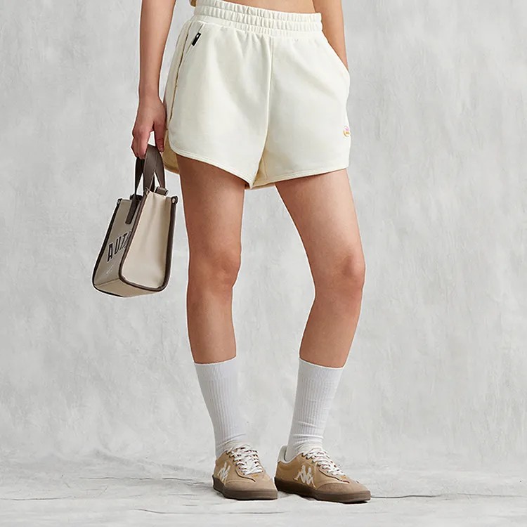Kappa Casual Shorts Women's Tallow White-6