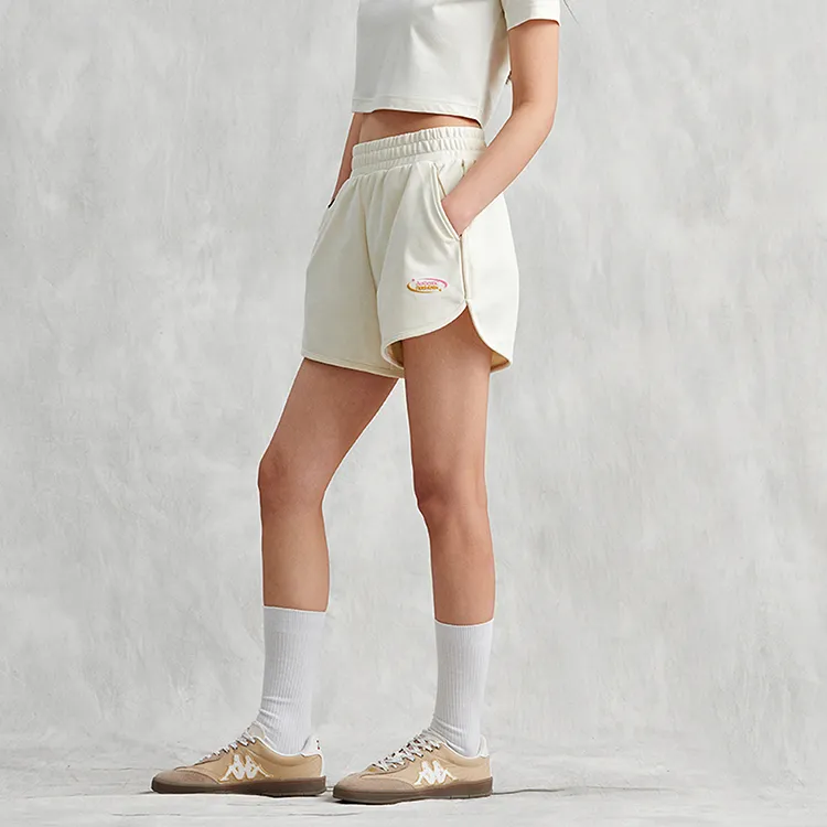 Kappa Casual Shorts Women's Tallow White-4