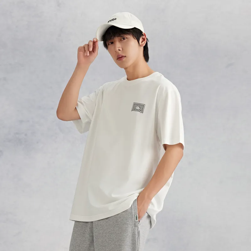 Kappa 1916 Series T Shirt Men's Korean White-5