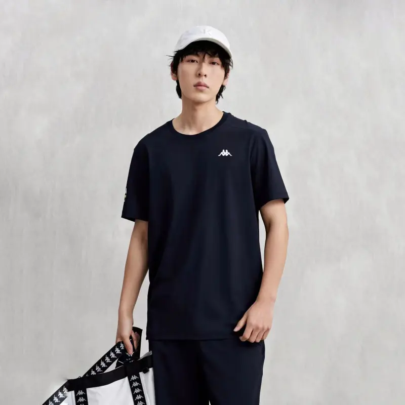 Kappa T-Shirts Men Black-906-2