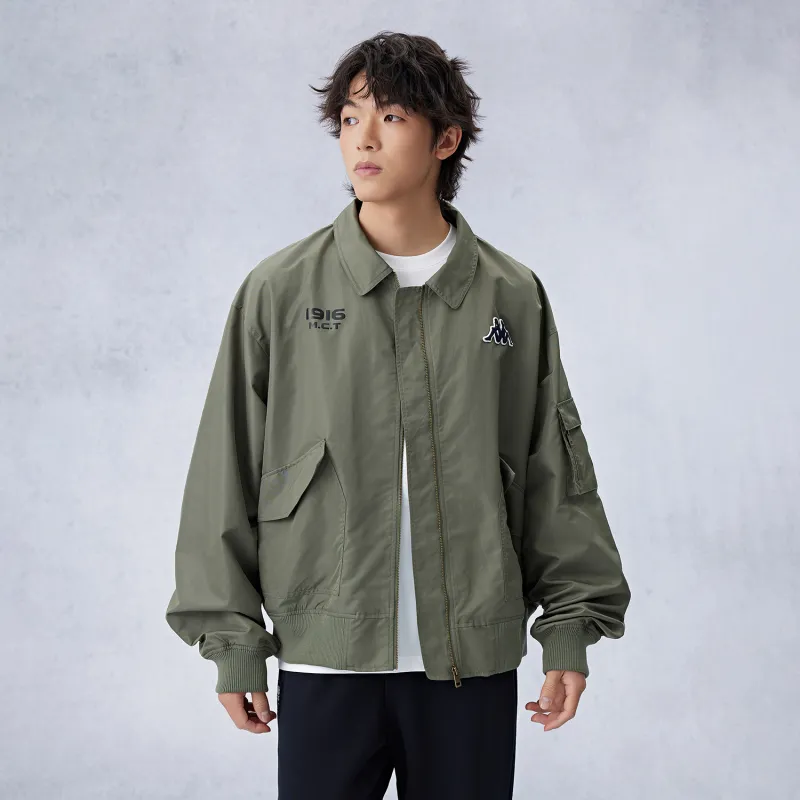 Kappa 1916 Series Jacket Men's Green-4