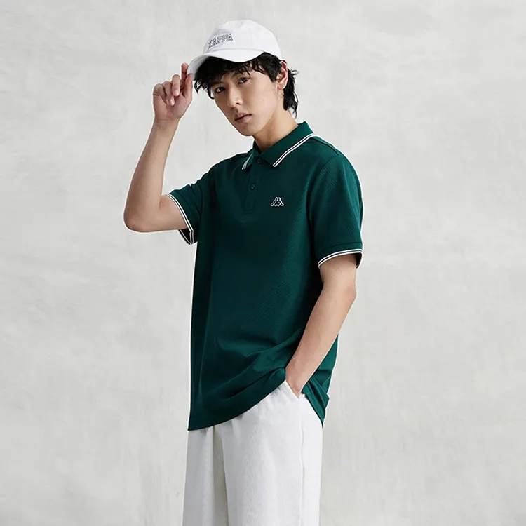 Kappa 1916 Series Polo Shirt Men's Pine Green-3