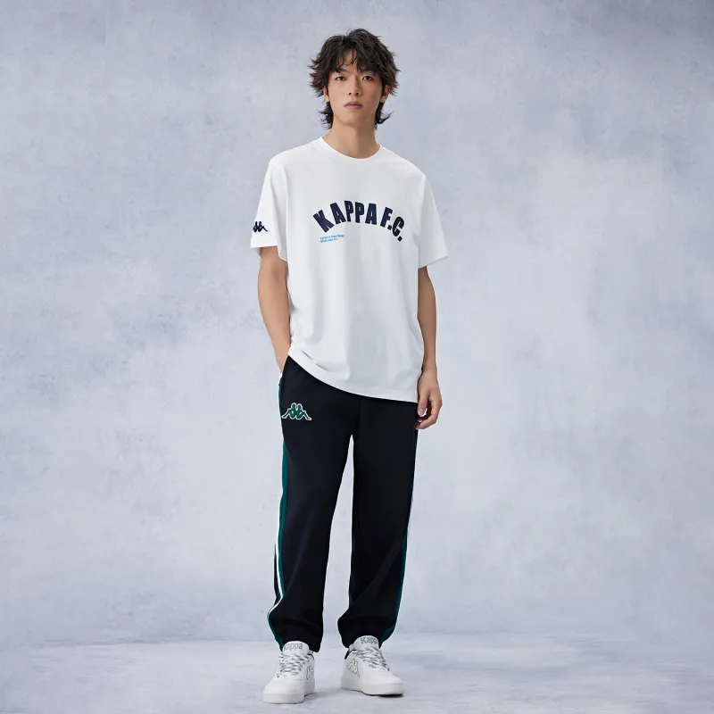 Kappa 1916 Series Knitted Sweatpants Men's Black-3