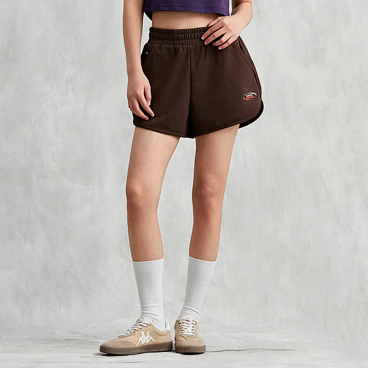 Kappa Casual Shorts Women's Chocolates Dark Brown-2