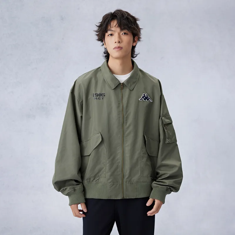 Kappa 1916 Series Jacket Men's Green-5