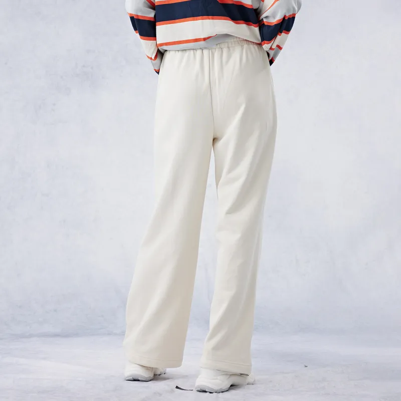 Kappa PLAYER Knitted Sweatpants Women's White-6