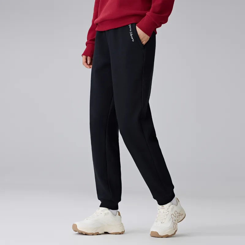 Kappa Knitted Sports Pants Women's Black-4