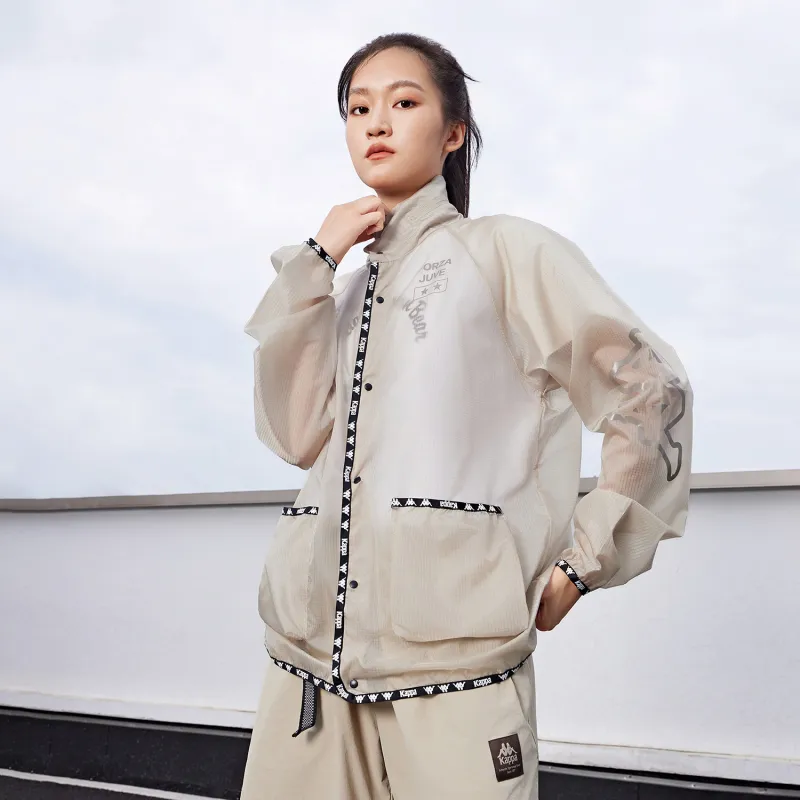 Kappa Trench Coat Unisex Bleach-5