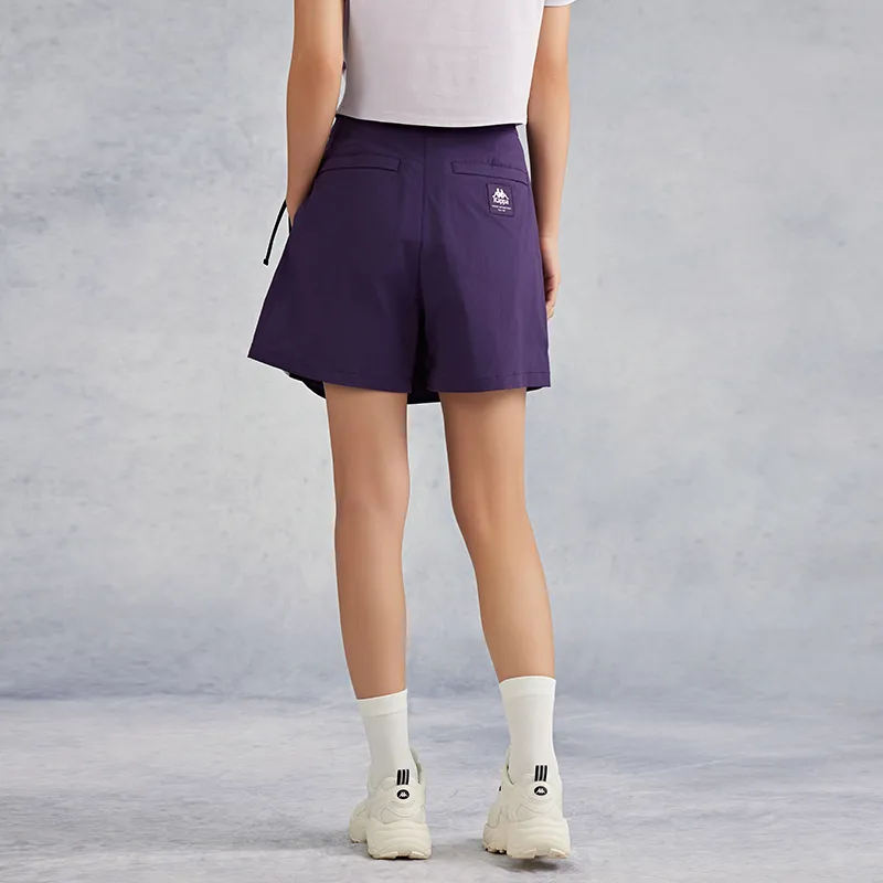 Kappa Summer Casual Shorts Women's Dark Purple-4