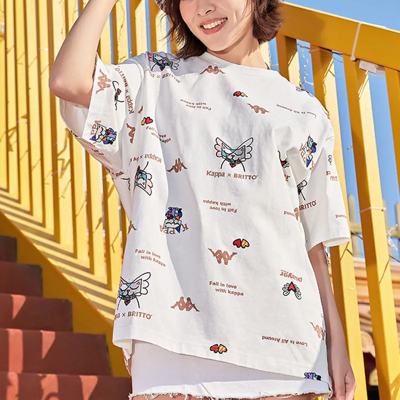 Kappa x Britto Drop Shoulder Sleeve T-Shirt Unisex-5