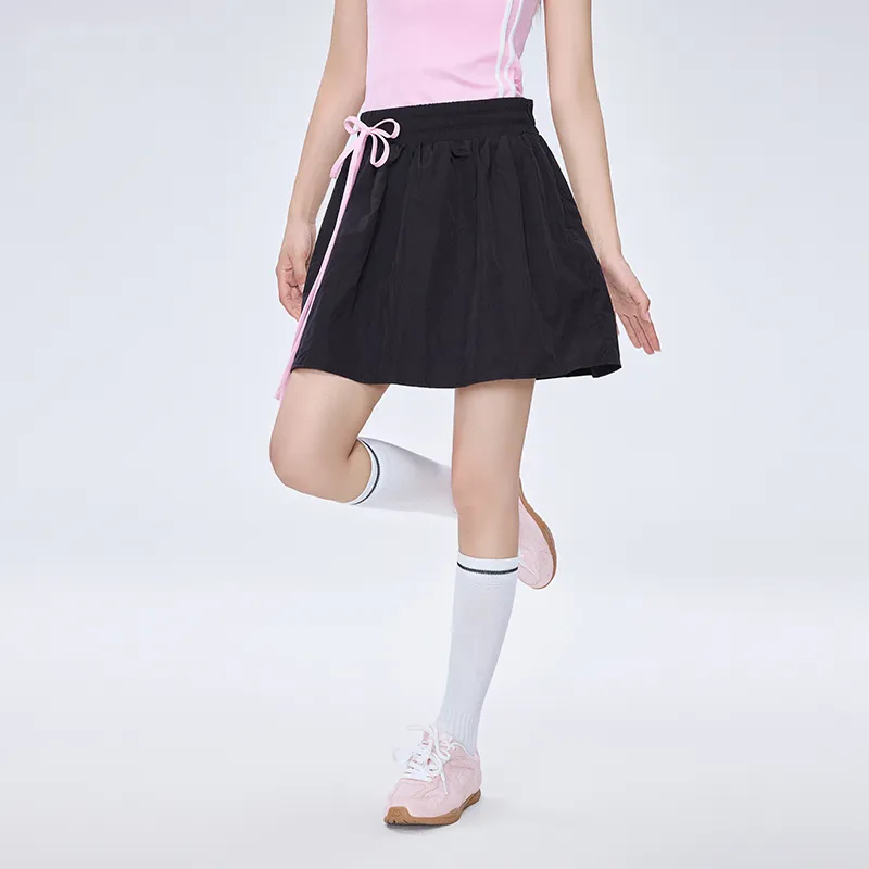 Kappa Casual Short Skirts Women's Black-6