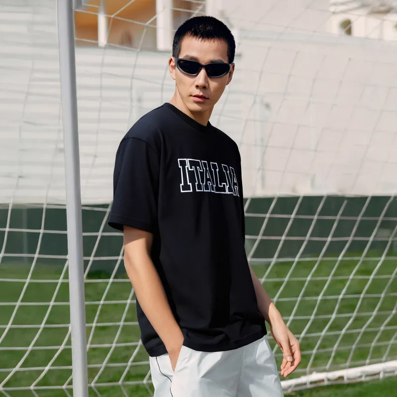 Kappa 1916 Series T Shirt Unisex Black-5