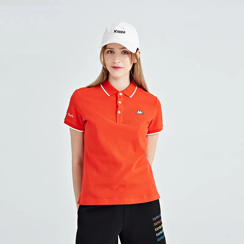 Kappa Polo Shirts Unisex Red 553-3