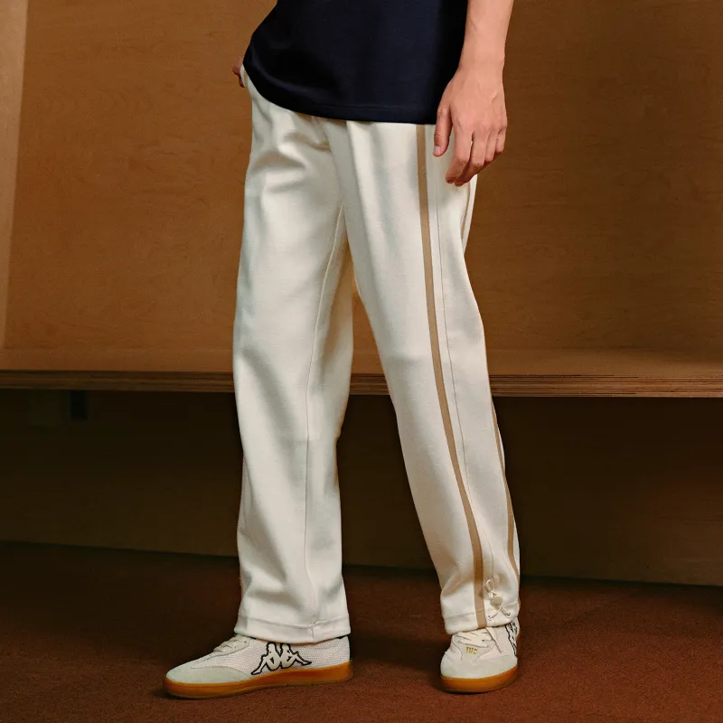 Kappa 1916 Series Casual Pants Unisex Tallow White-5