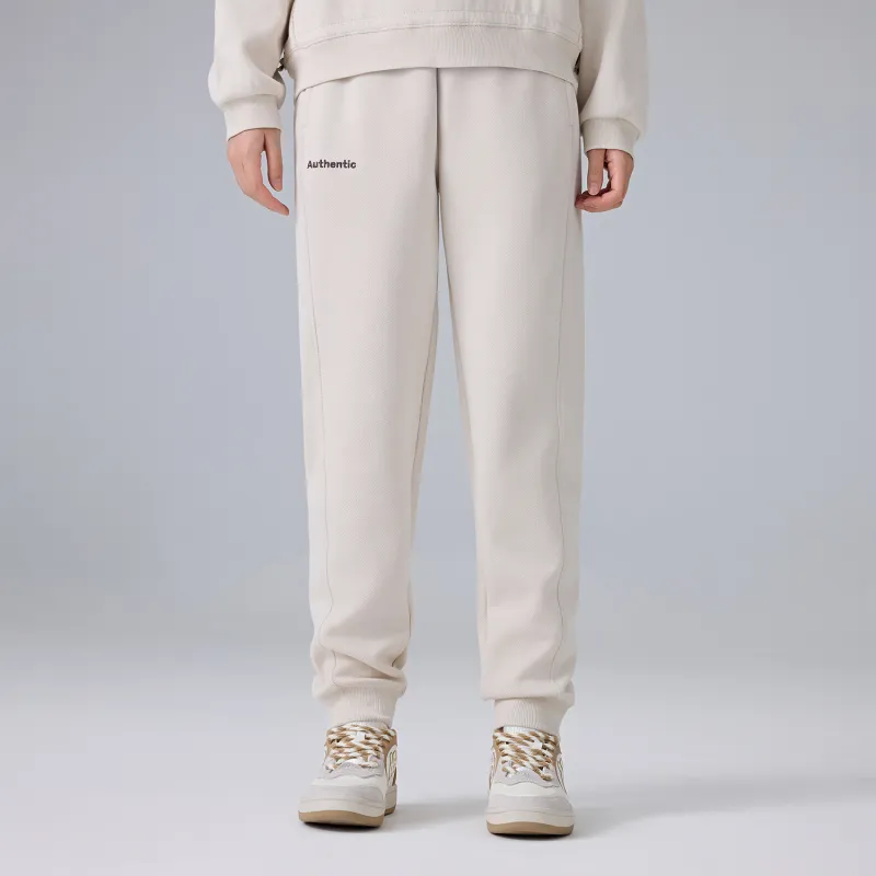 Kappa PLAYER Knitted Sweatpants Women's Malt Beige Brown-3