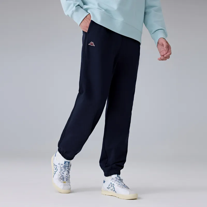 Kappa 1916 Series Knitted Sports Pants Men's Midnight Blue-3