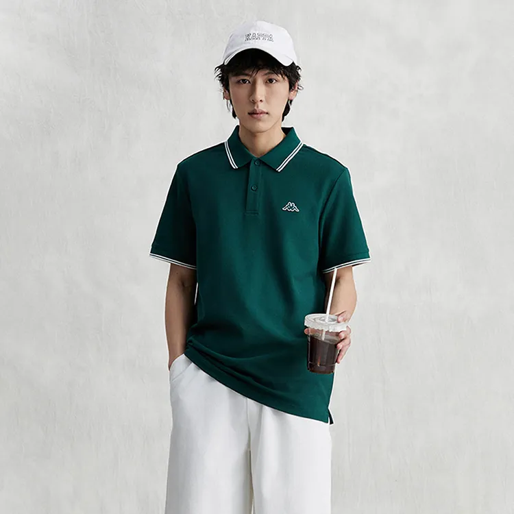 Kappa 1916 Series Polo Shirt Men's Pine Green-2