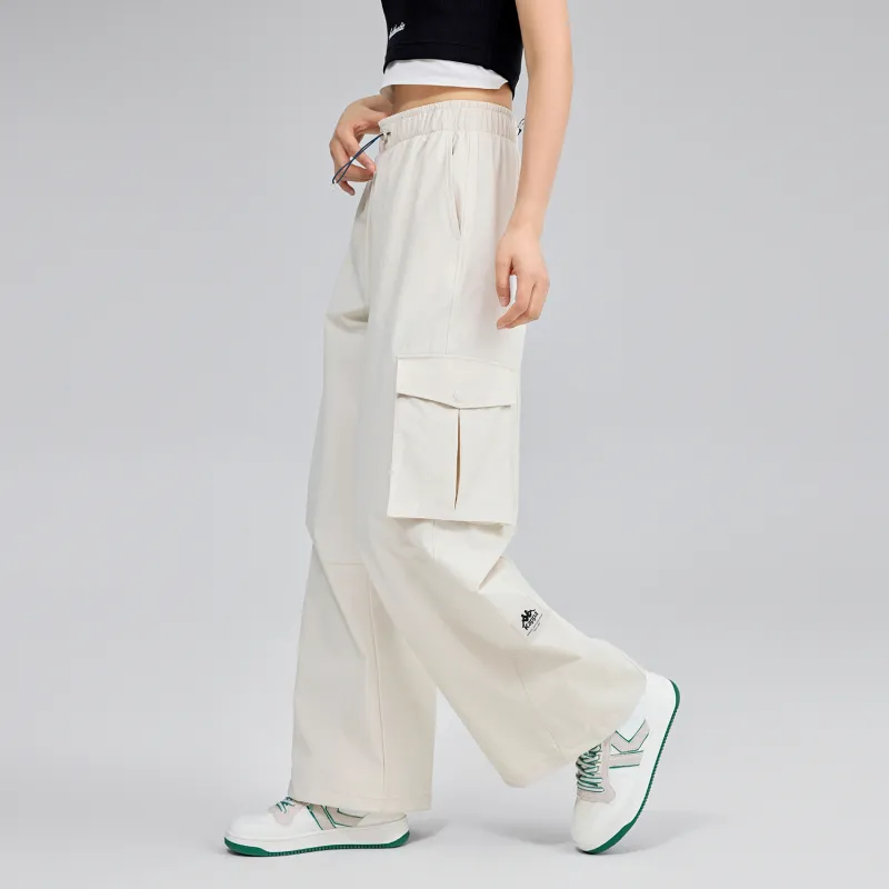 Kappa PLAYER Casual Pants Women's Malt Beige Brown-2