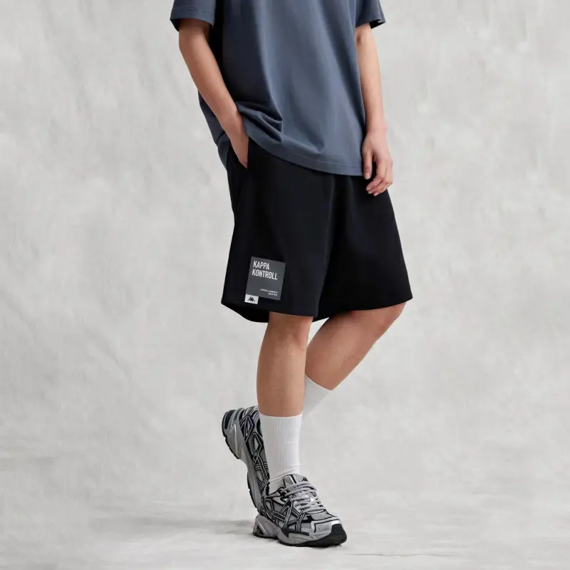 Kappa Summer Casual Shorts Men's Black-2