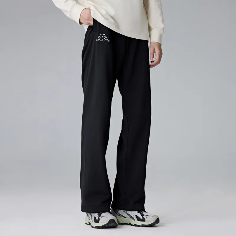Kappa 1916 Series Knitted Sweatpants Unisex Black-2