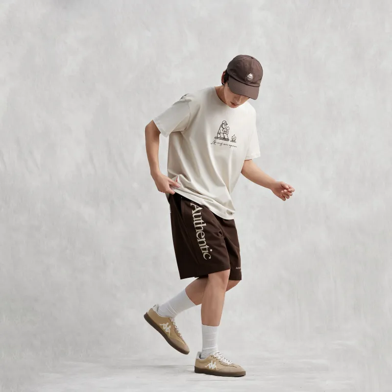 Kappa Casual Shorts Men Chocolates Dark Brown-3