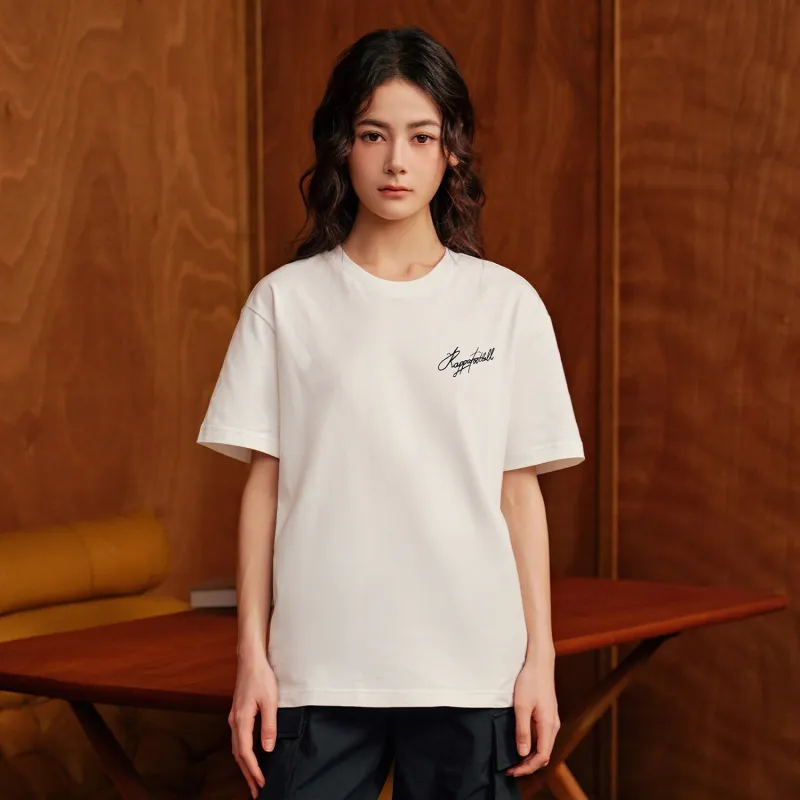Kappa 1916 Series T Shirt Unisex Korean White-2